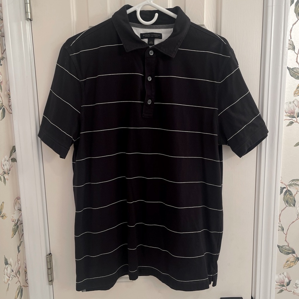 Banana Republic Fitted Pima Polo